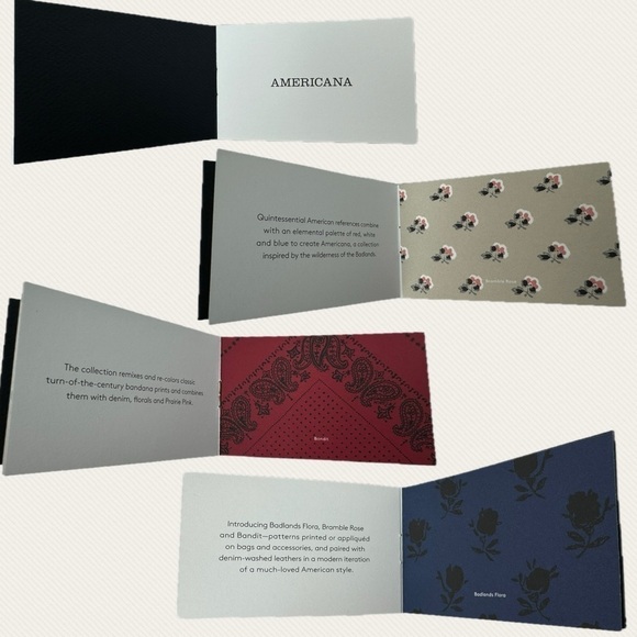 Coach 36357 Red Bandana Polka Dot Black Taxi Tote Bag and Wallets Americana Set - Picture 9 of 16